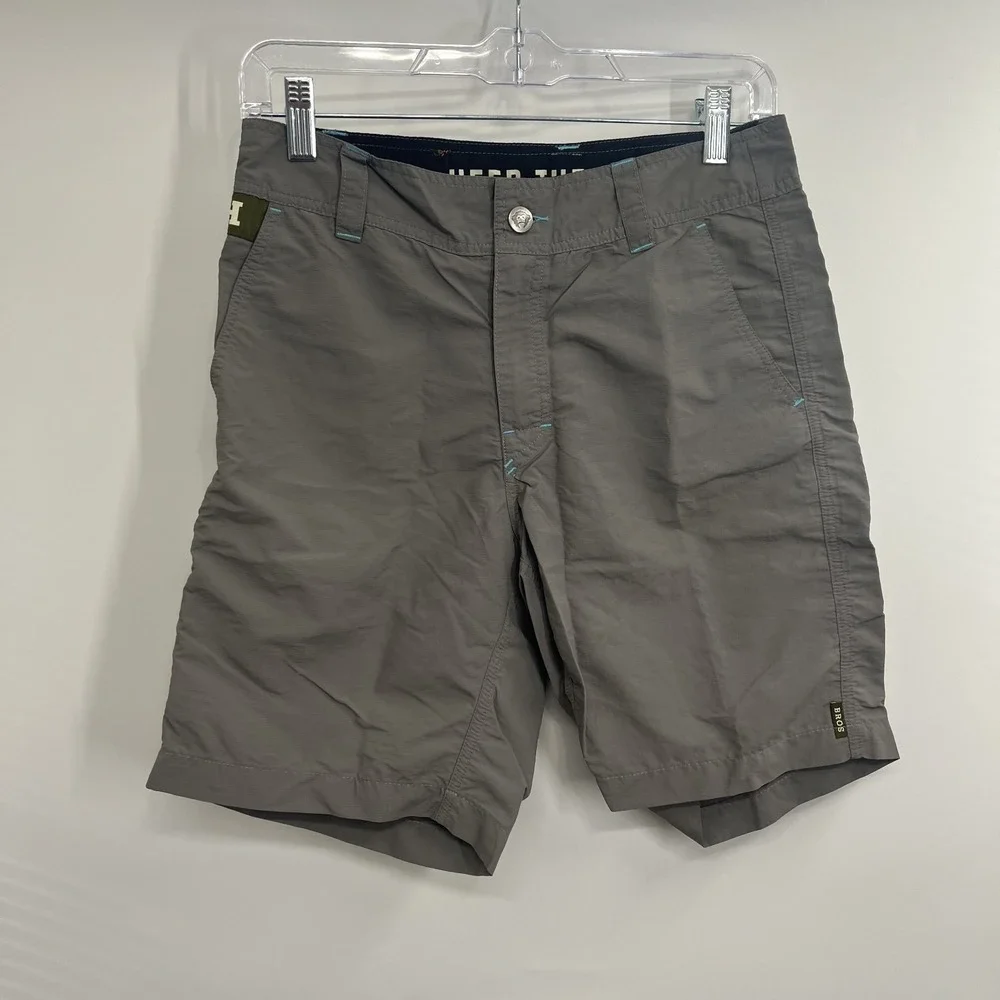 Howler Brothers Horizon Hybrid Nylon Shorts Size 28 Summer Beach Classic Gray